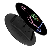 Tzumi Original nuckees Phone Grip - Neon Flamingo