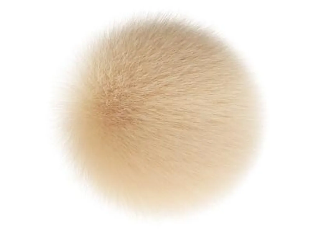 Tzumi Nuckee Trends Pom Pom Phone Grip Beige Pom