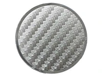 Tzumi Nuckees Trends Phone Grip - Silver Carbon Fiber
