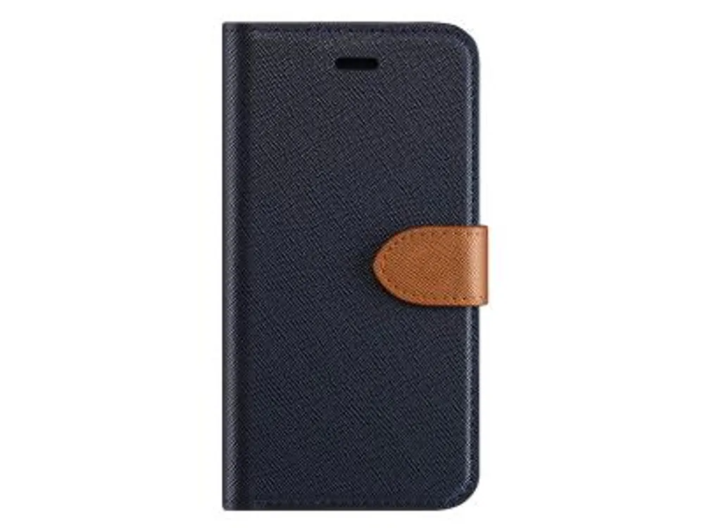 Blu Element 2 in 1 Folio iPhone XR Blue/Tan