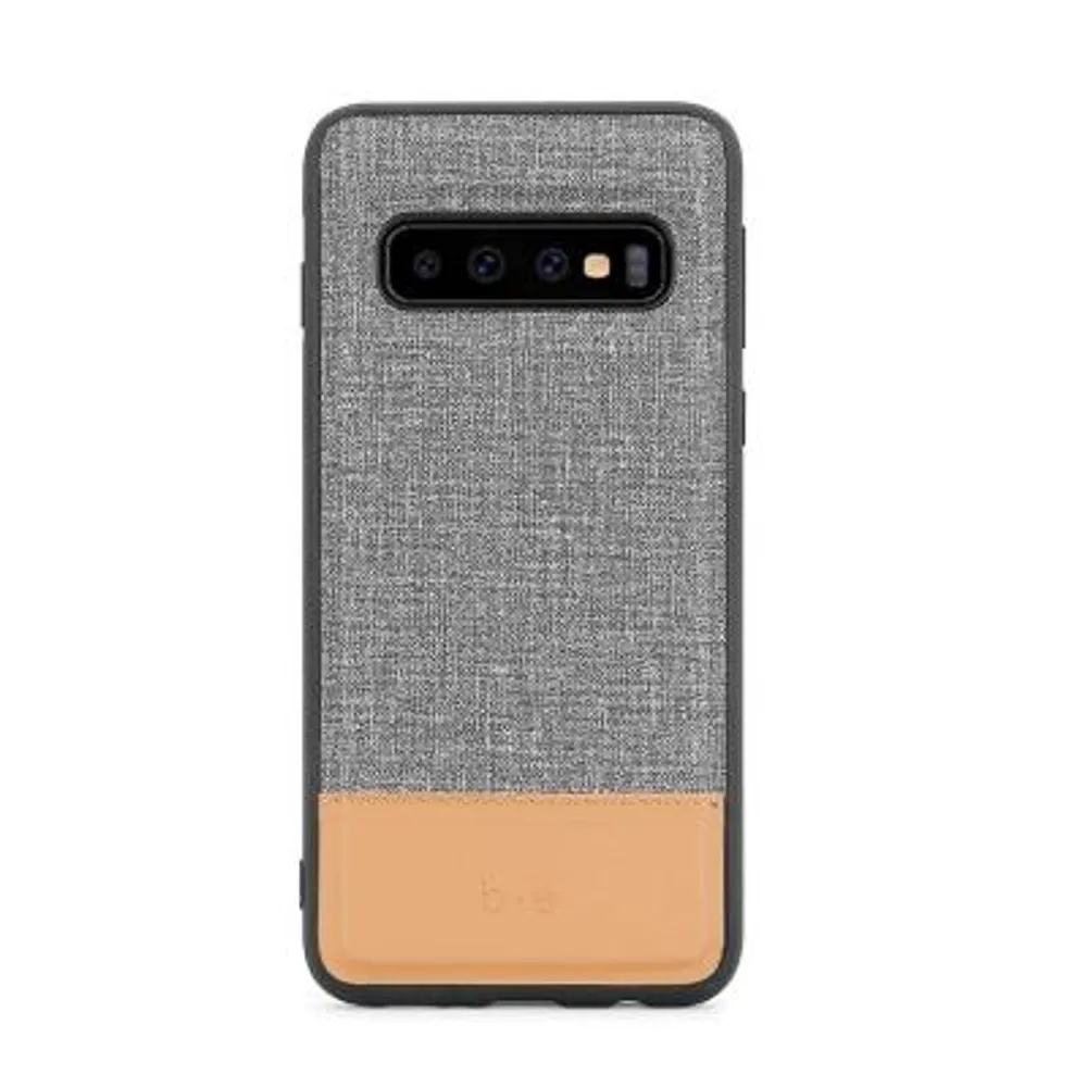 Blu Element 2 In 1 Folio Case Gray/Tan For Samsung Galaxy S10