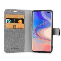 Blu Element 2 In 1 Folio Case Gray/Tan For Samsung Galaxy S10