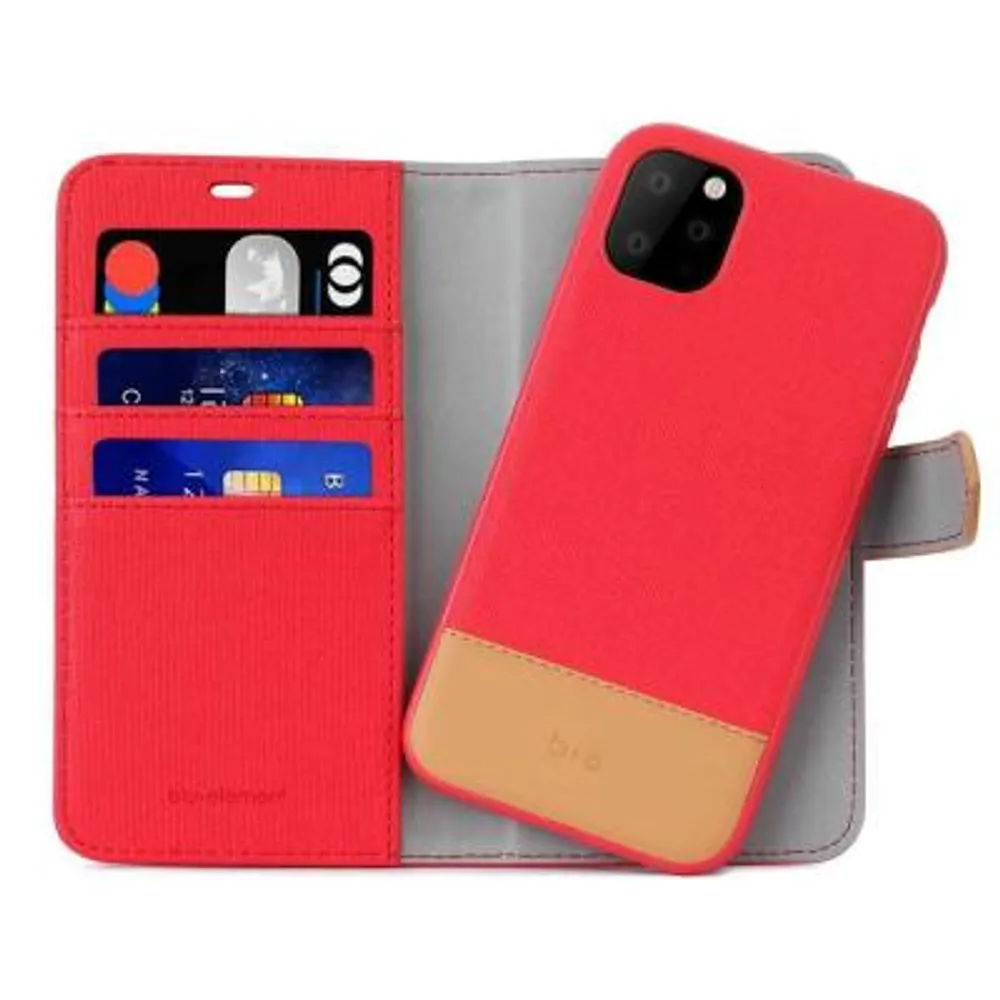 Blu Element Case 2 in 1 Folio iPhone 11 Red/Butterum