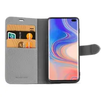 Blu Element 2 in 1 Folio Case Black/Gray for Samsung Galaxy S10