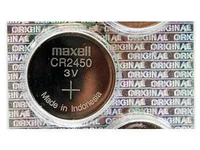 Maxell CR2450 3V Lithium Battery 5 pack