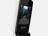 Rokit F-One Flip Unlocked 3G Dual Sim Phone In Black