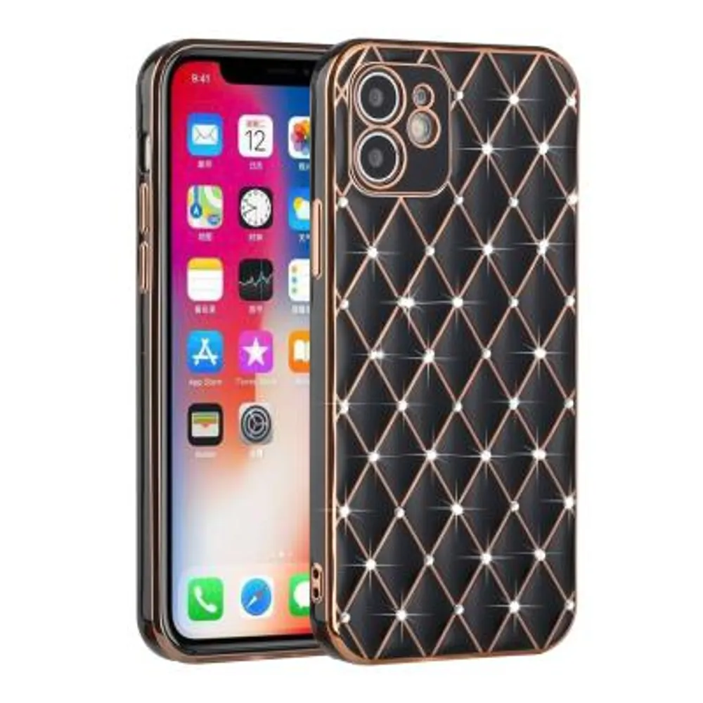 Grid Design TPU Case Cover for iPhone 12 , iPhone 12 Pro