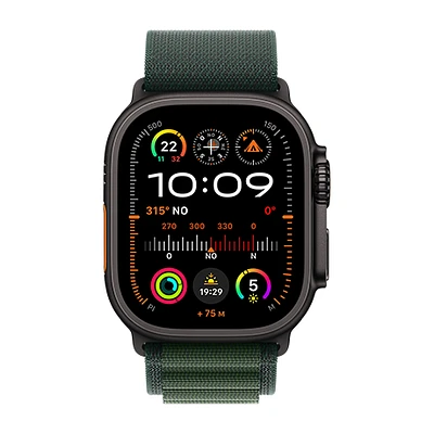 Apple Watch Ultra 2 49mm Bracelet à rabat Alpin (M)