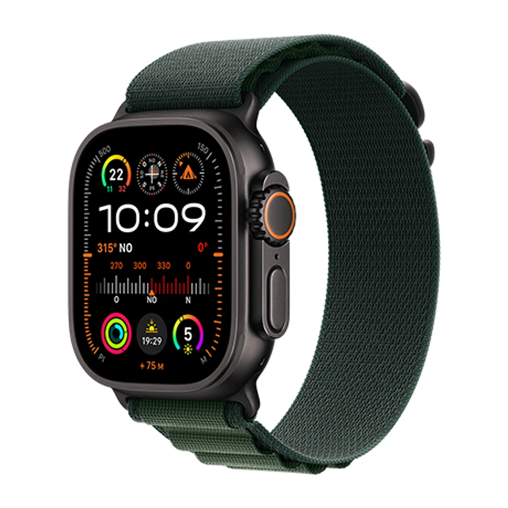 Apple Watch Ultra 2 49mm Bracelet à rabat Alpin (M)
