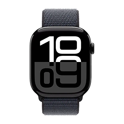 Apple Watch Series 10 (46 mm) – Bracelet en tissu sport à rabat | Bell | Bell