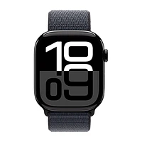 Apple Watch Series 10 (46 mm) – Bracelet en tissu sport à rabat | Bell | Bell