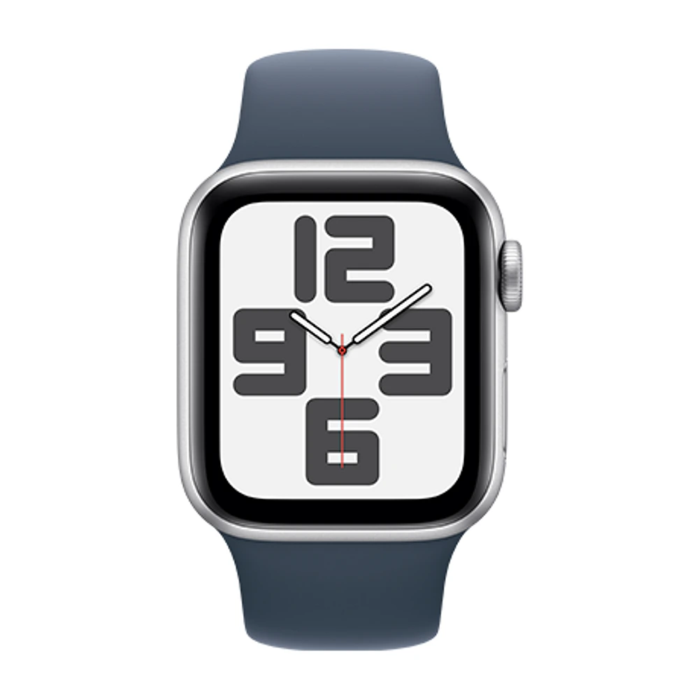 Apple Watch SE (2e génération) – boîtier en aluminium 40 mm bracelet sport (moyen/grand)