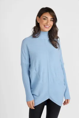 Dolman Sleeve Tunic Sweater