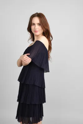 Off The Shoulder Tiered Dress