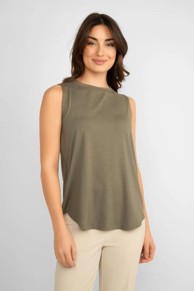 Joseph Ribkoff Crewneck Tank Top