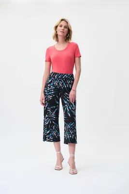 Printed Culotte Pants