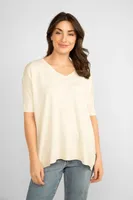 V- Neck Lightweight Sweater