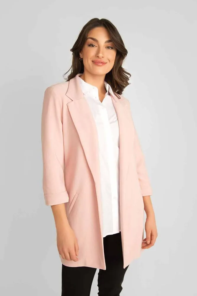 3/4 Sleeve Long Blazer