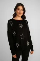 Beaded Star Sweater