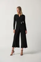 Wrap Culotte Jumpsuit