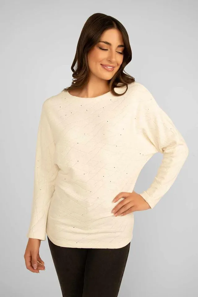 Textured Sweater - FRANK LYMAN, Women's Clothing & Accessories, Bellissima Fashions