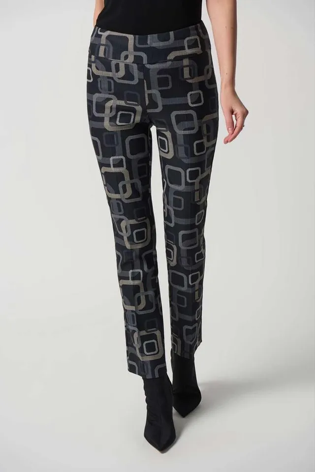 Cropped Pull On Pants - JOSEPH RIBKOFF, Women's Clothing & Accessories, Bellissima Fashions