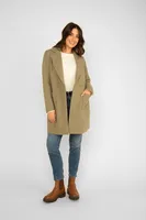 Long Boucle Coat