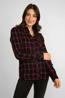 Long Sleeve Plaid Shirt