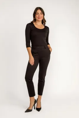 Pull- On Cropped Pants