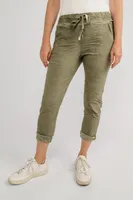 Drawstring Capri Pants