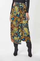Paisley Midi Skirt
