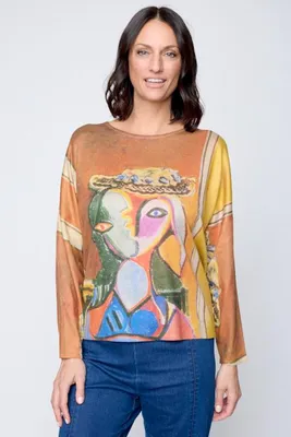 Picasso Print Sweater