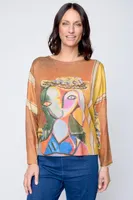 Picasso Print Sweater