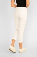 White Pull- On Pants