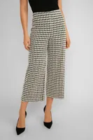 Gingham Cropped Pants
