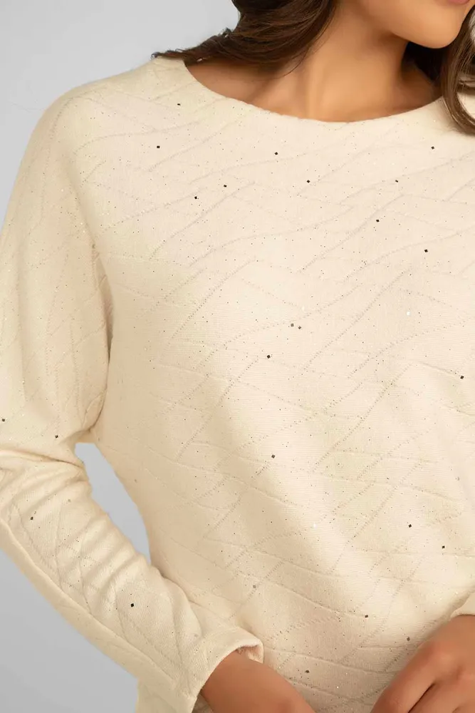 Textured Sweater - FRANK LYMAN, Women's Clothing & Accessories, Bellissima Fashions