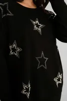 Beaded Star Sweater