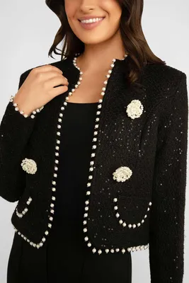 Pearl Trim Jacket