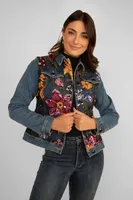 Sequin Flower Denim Jacket