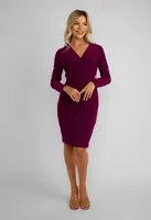 Faux Wrap Dress