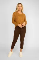 Long Sleeve Brushed Knit Top