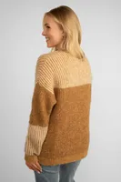 Colour Block Stripe Sweater