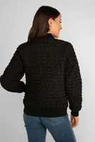 Quilted Bomber Jacket