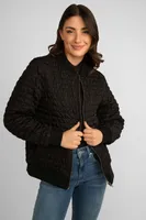 Quilted Bomber Jacket