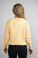 Crewneck Crochet Sweater