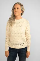 Crewneck Crochet Sweater