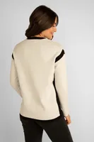 Sweater With Animal Print Pockets