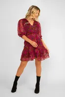 Floral Wrap Dress