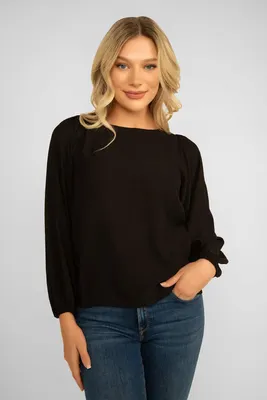 Pullover Textured Blouse
