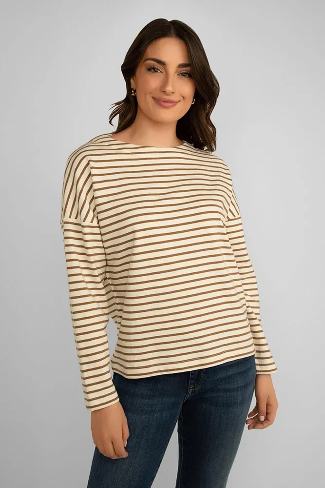 Striped Long Sleeve Top